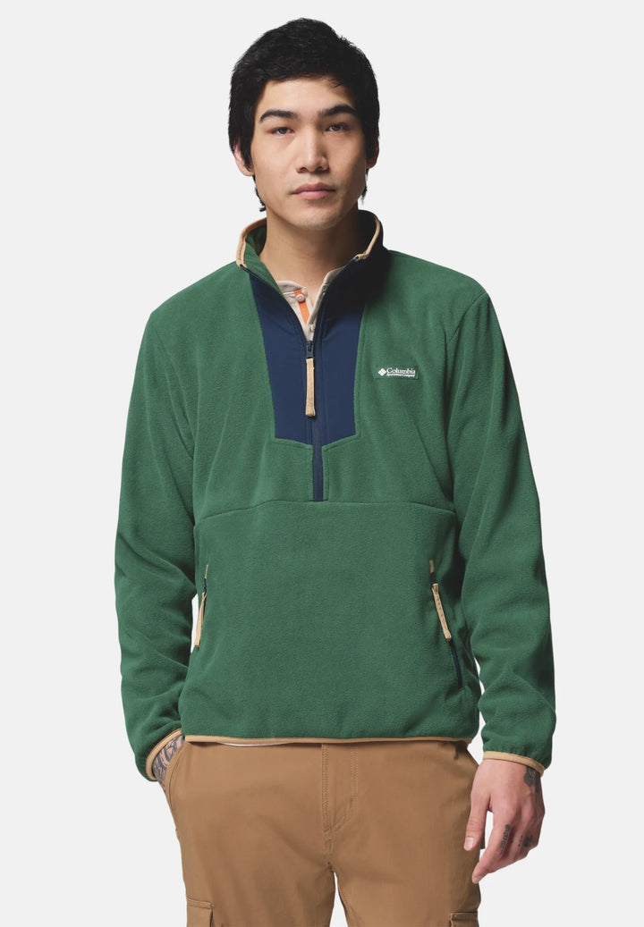Columbia Sequoia Grove™ Half Zip Fleece Top | Rain Forest, Navy