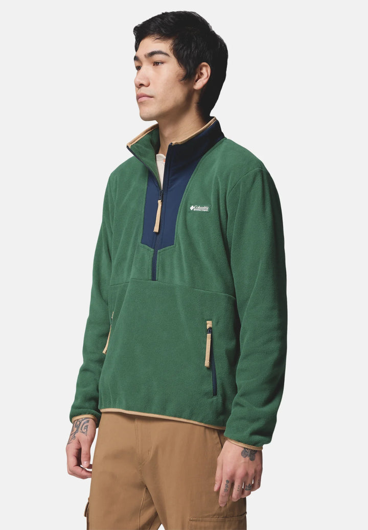 Columbia Sequoia Grove™ Half Zip Fleece Top | Rain Forest, Navy