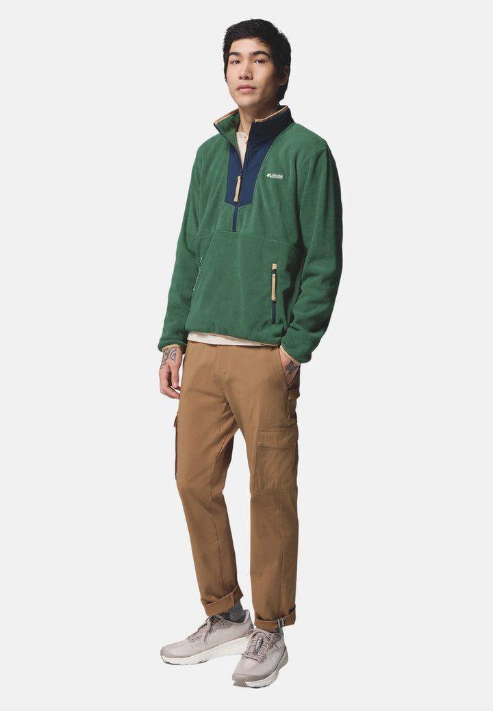 Columbia Sequoia Grove™ Half Zip Fleece Top | Rain Forest, Navy