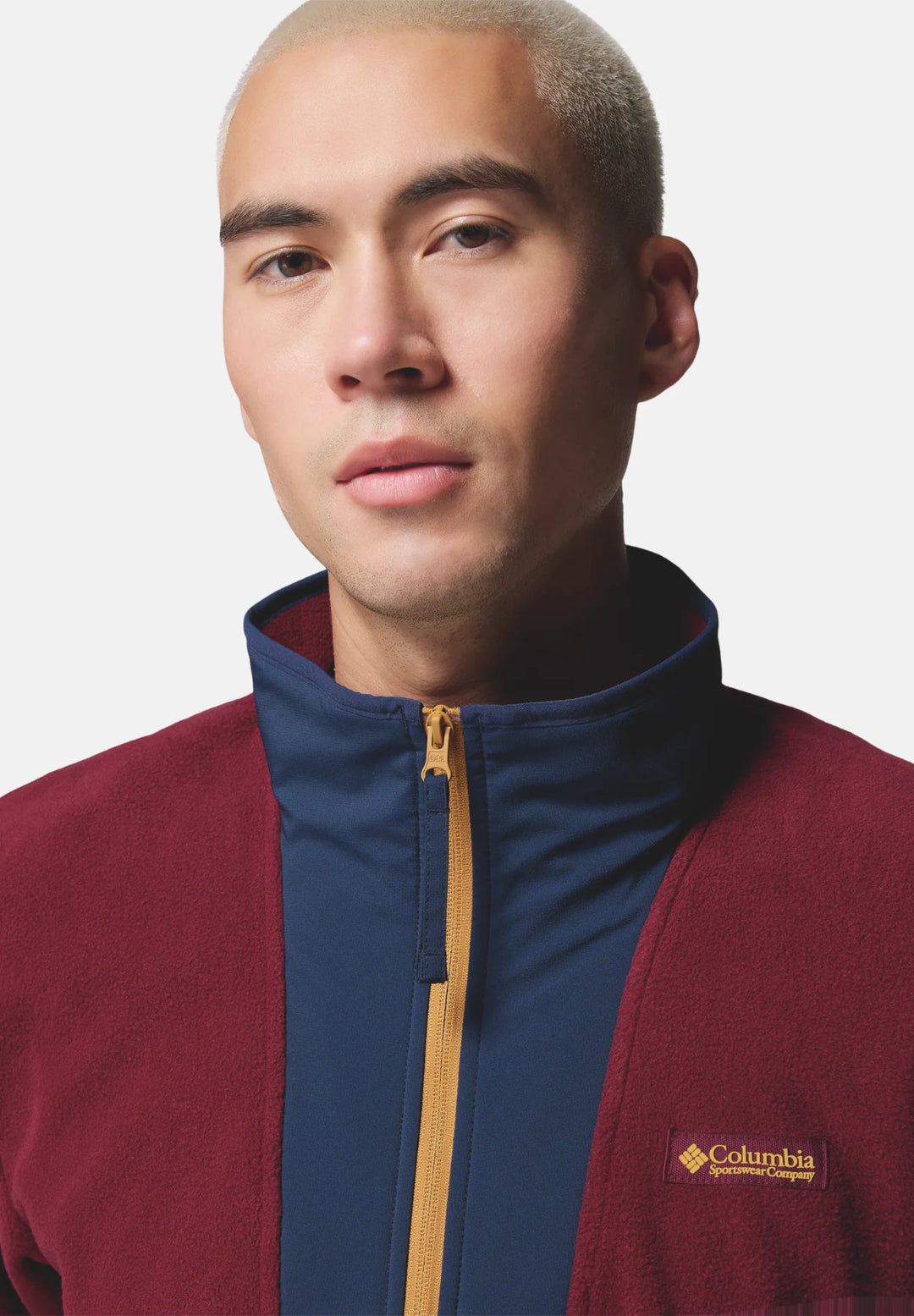 Columbia Sequoia Grove™ Half Zip Fleece Top | Rich Wine, Navy