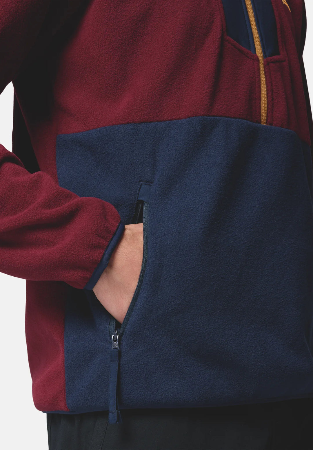Columbia Sequoia Grove™ Half Zip Fleece Top | Rich Wine, Navy