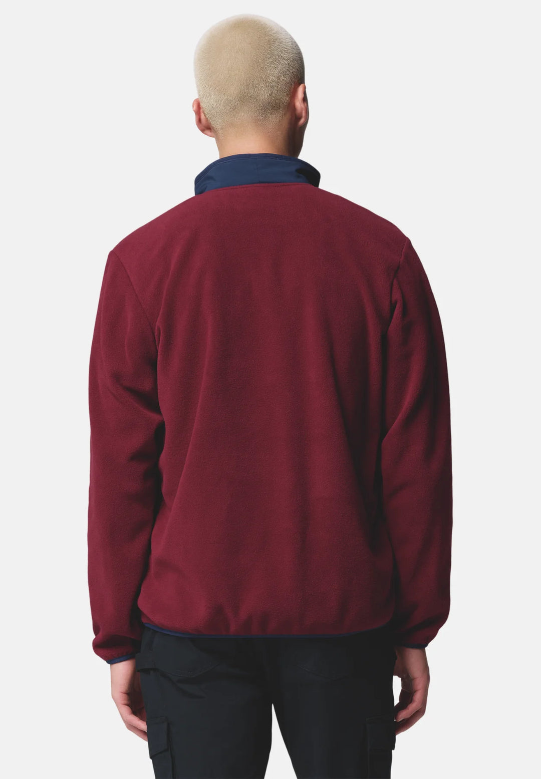 Columbia Sequoia Grove™ Half Zip Fleece Top | Rich Wine, Navy