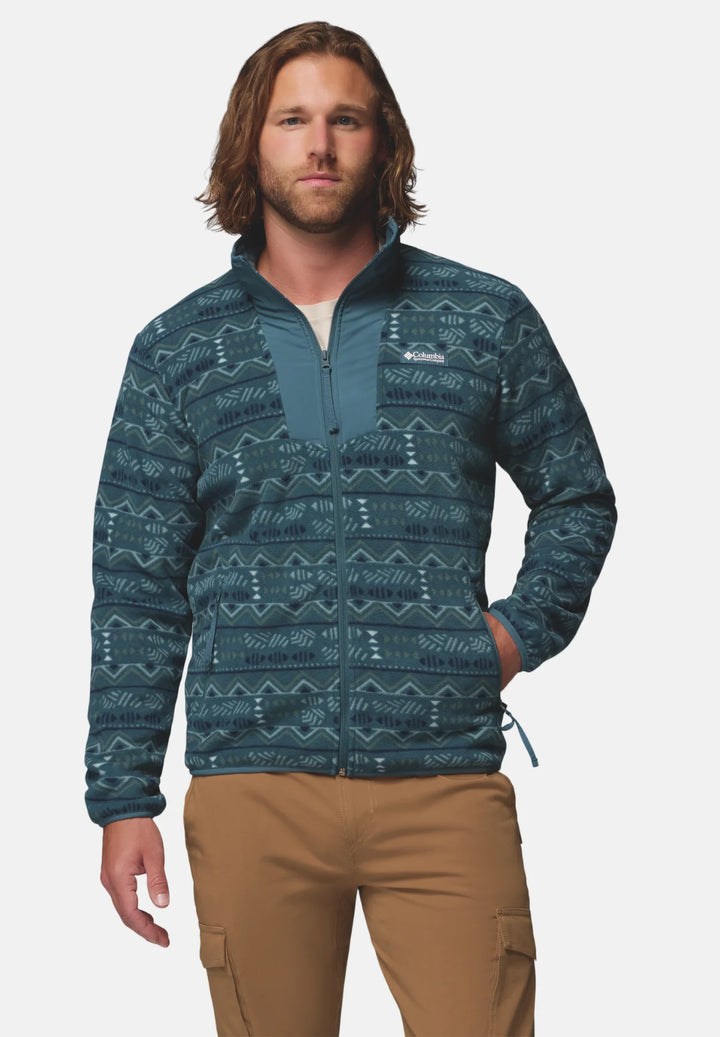 Columbia Sequoia Grove™ Printed Full Zip Fleece Jacket | Everblue Horizon