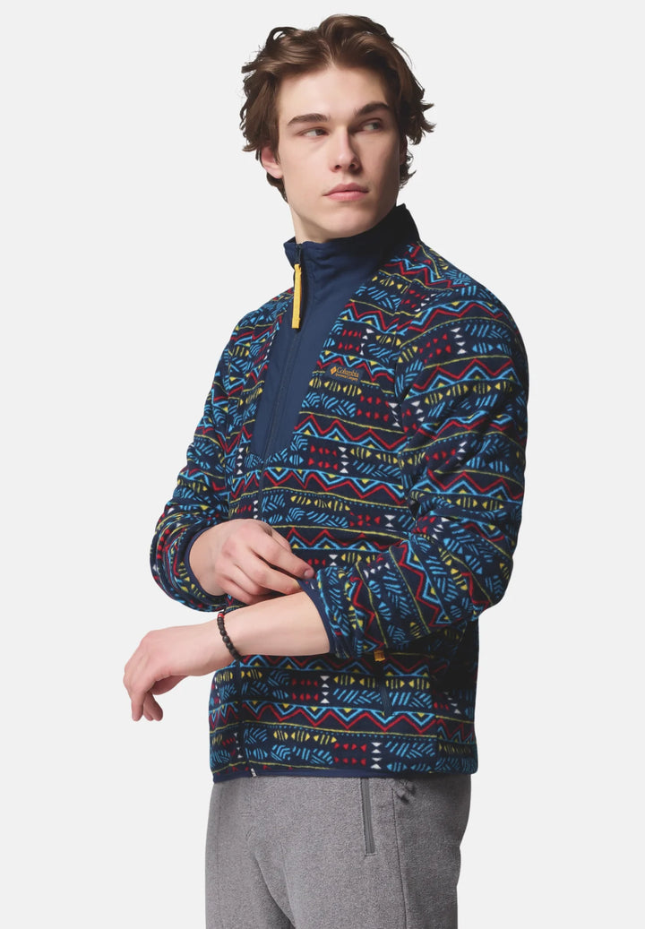 Columbia Sequoia Grove™ Printed Full Zip Fleece Jacket | Collegiate Navy