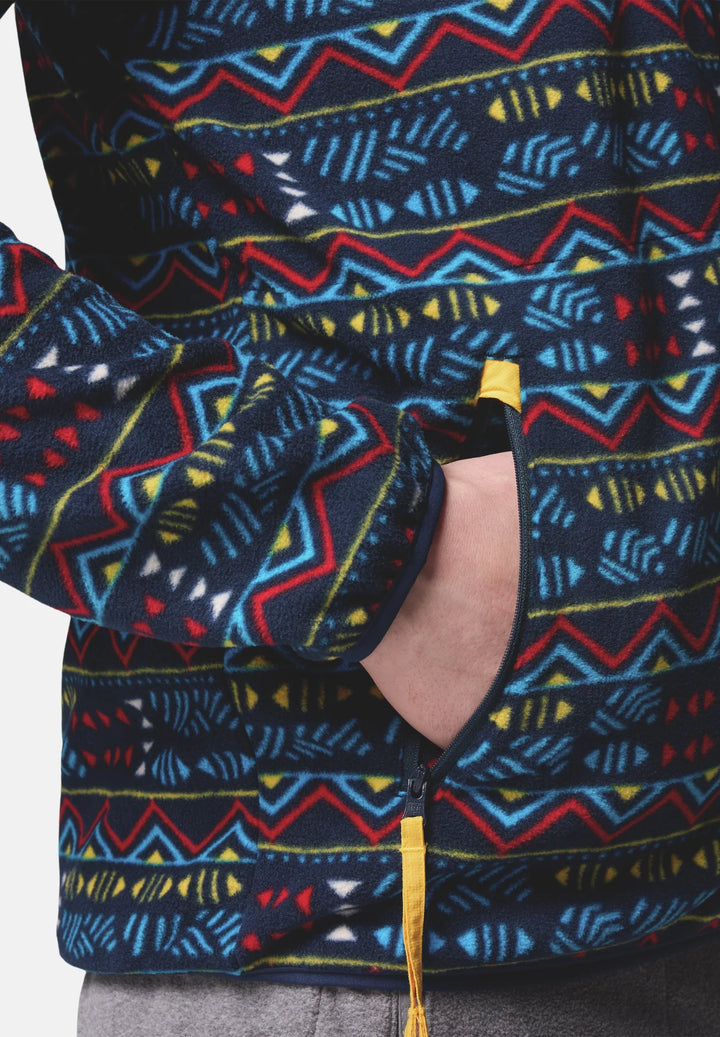 Columbia Sequoia Grove™ Printed Full Zip Fleece Jacket | Collegiate Navy