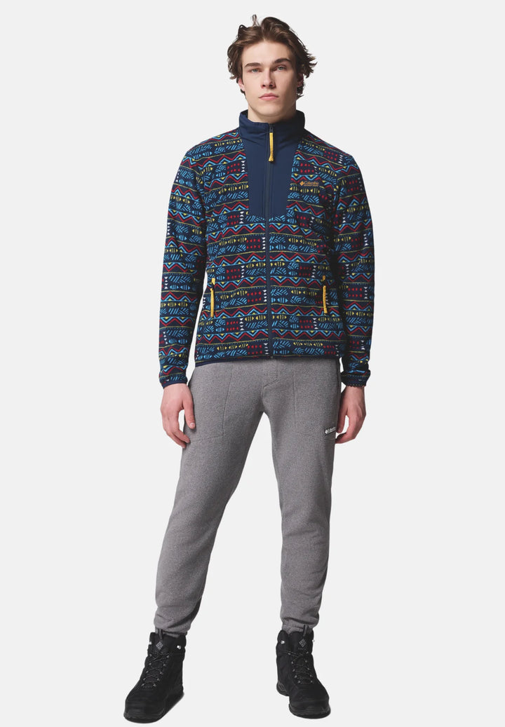 Columbia Sequoia Grove™ Printed Full Zip Fleece Jacket | Collegiate Navy
