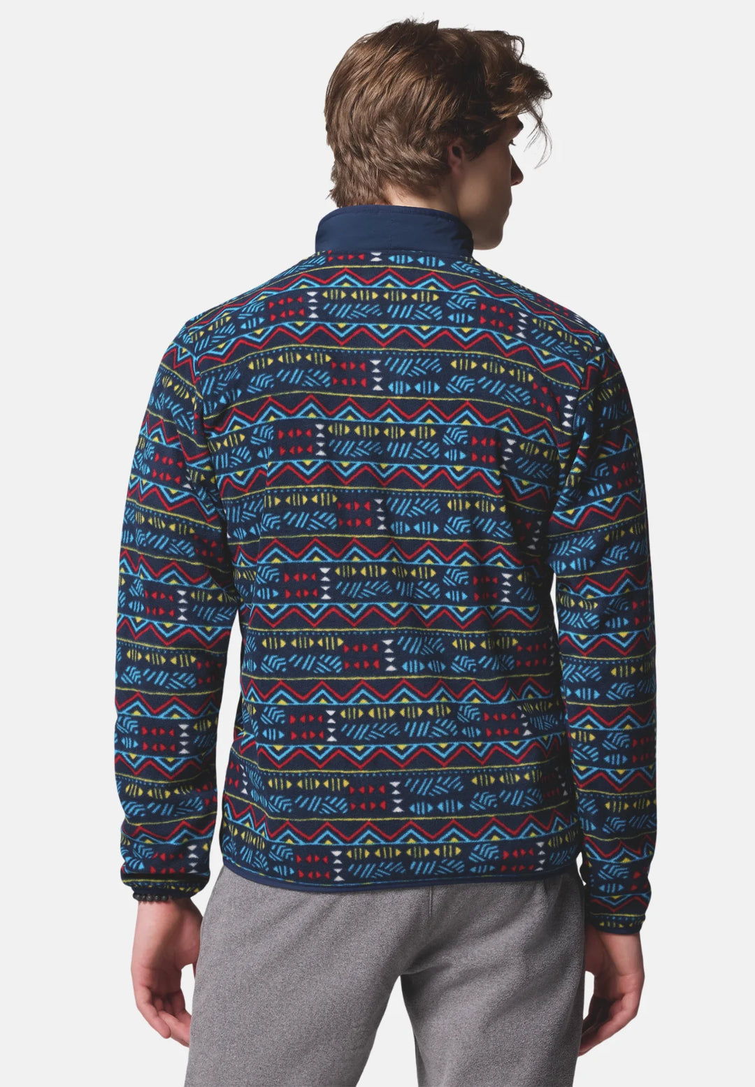 Columbia Sequoia Grove™ Printed Full Zip Fleece Jacket | Collegiate Navy