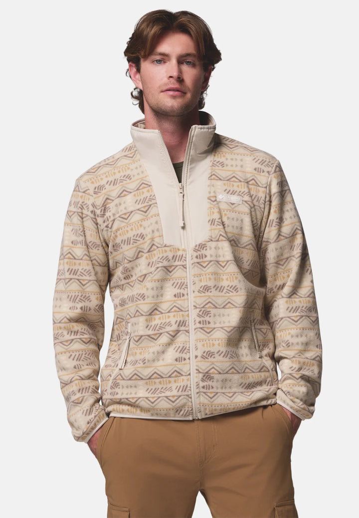 Columbia Sequoia Grove™ Printed Full Zip Fleece Jacket | Dark Stone Horizon