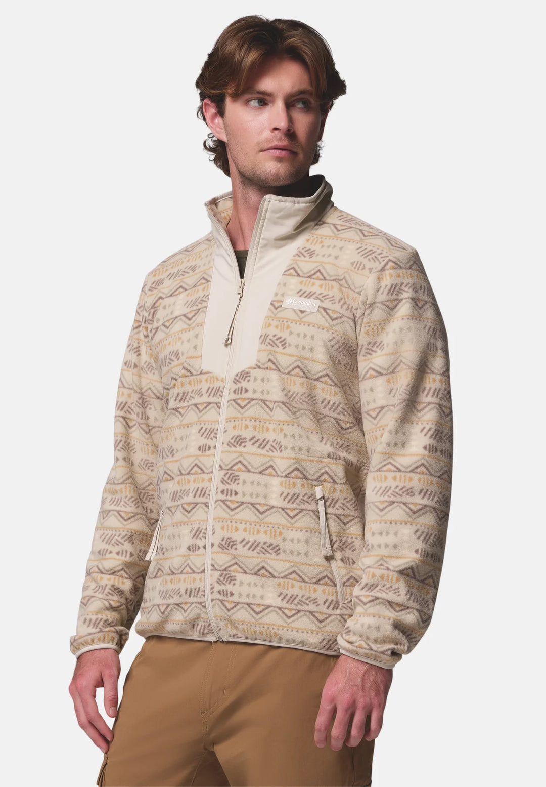 Columbia Sequoia Grove™ Printed Full Zip Fleece Jacket | Dark Stone Horizon