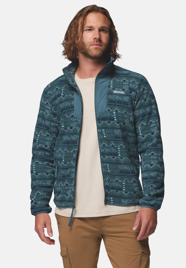 Columbia Sequoia Grove™ Printed Full Zip Fleece Jacket | Everblue Horizon