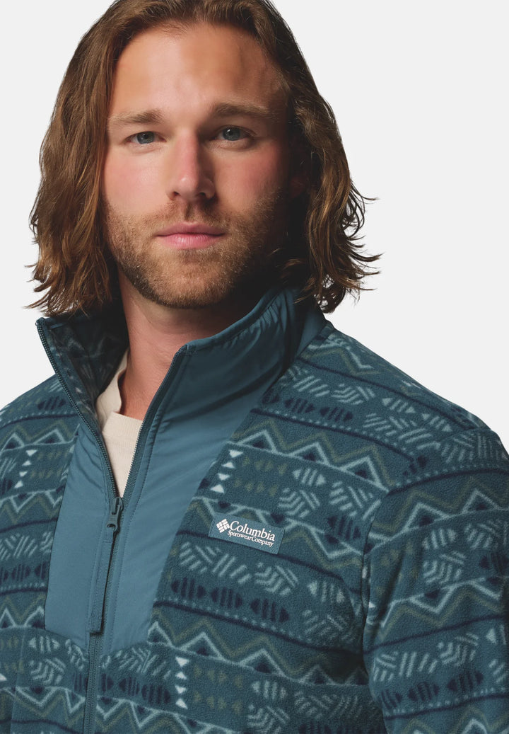 Columbia Sequoia Grove™ Printed Full Zip Fleece Jacket | Everblue Horizon