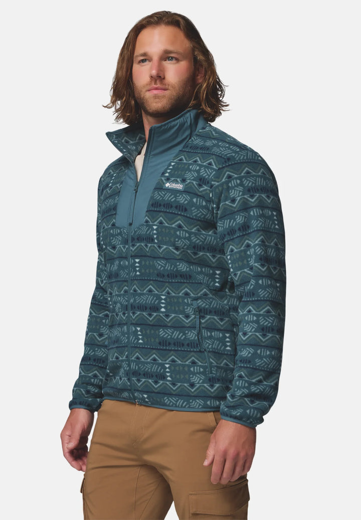 Columbia Sequoia Grove™ Printed Full Zip Fleece Jacket | Everblue Horizon