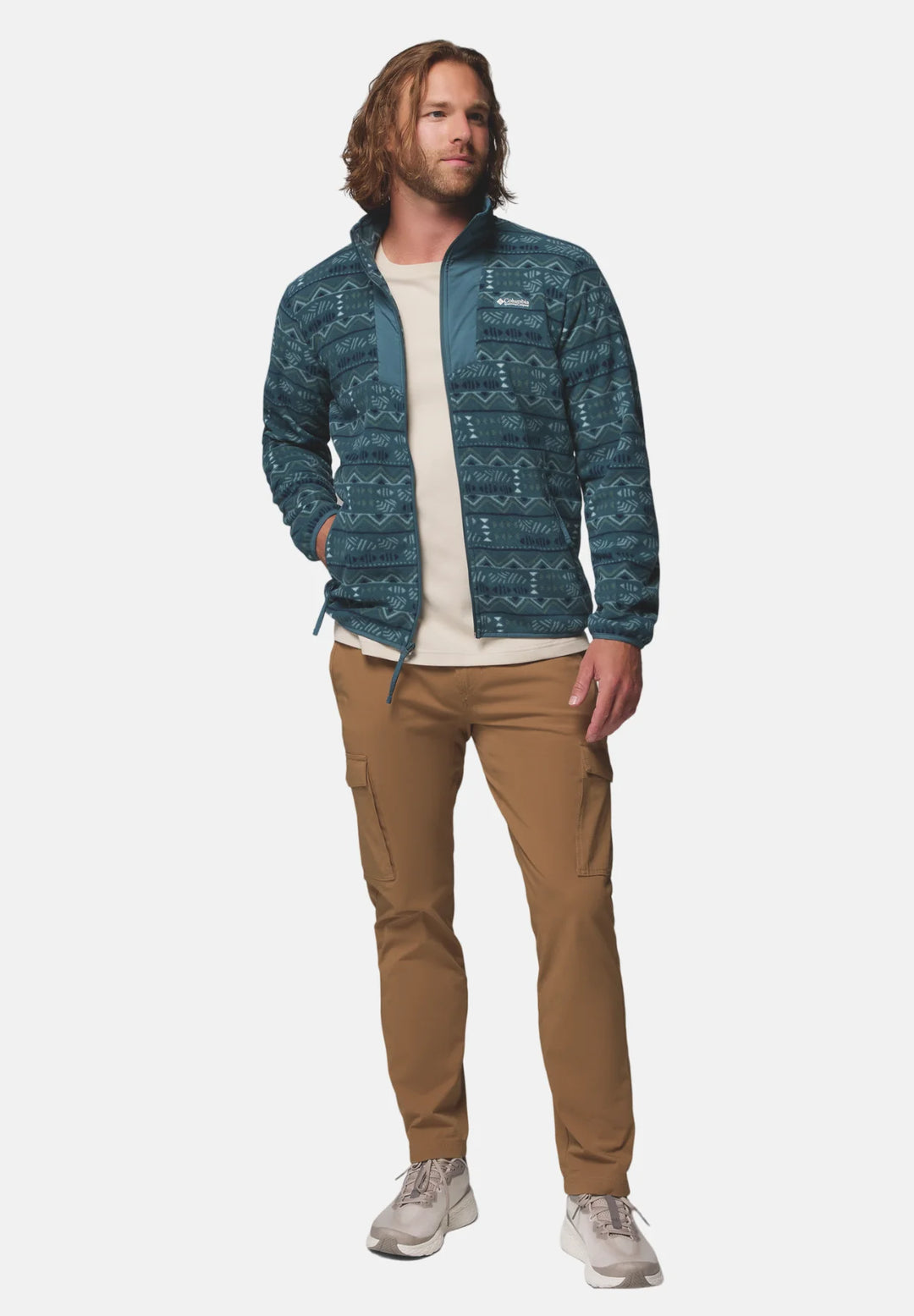 Columbia Sequoia Grove™ Printed Full Zip Fleece Jacket | Everblue Horizon