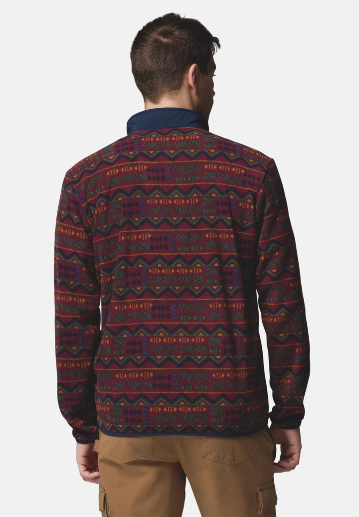 Columbia Sequoia Grove™ Printed Full Zip Fleece Jacket | Rich Wine Horizon