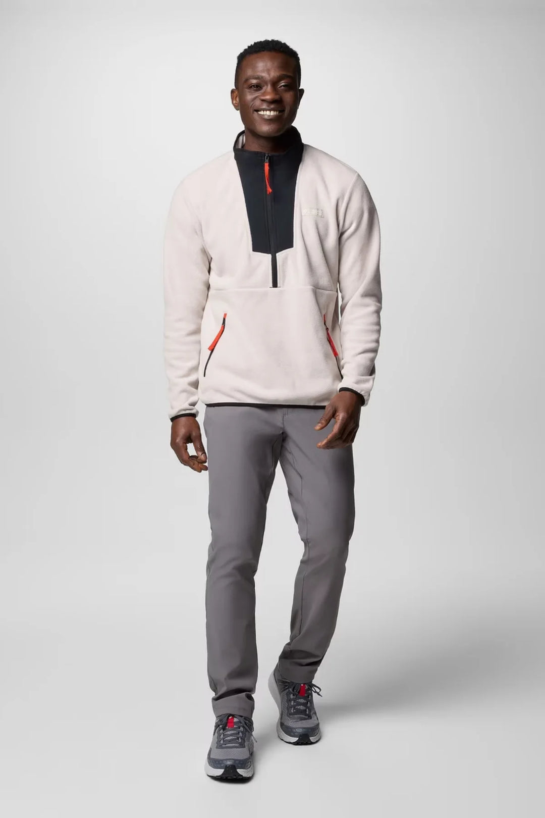 Columbia Sequoia Grove™ half-zip Fleece Top | Dark Stone, Black