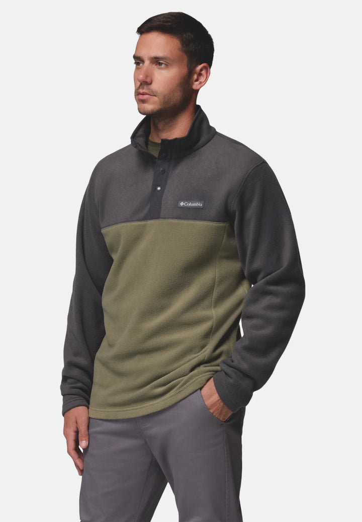 Columbia Steens Mountain Half Snap Fleece Top | Stone Green, Grey