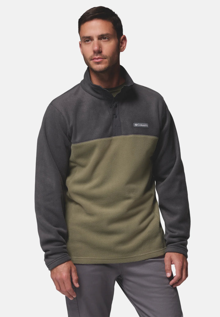 Columbia Steens Mountain Half Snap Fleece Top | Stone Green, Grey