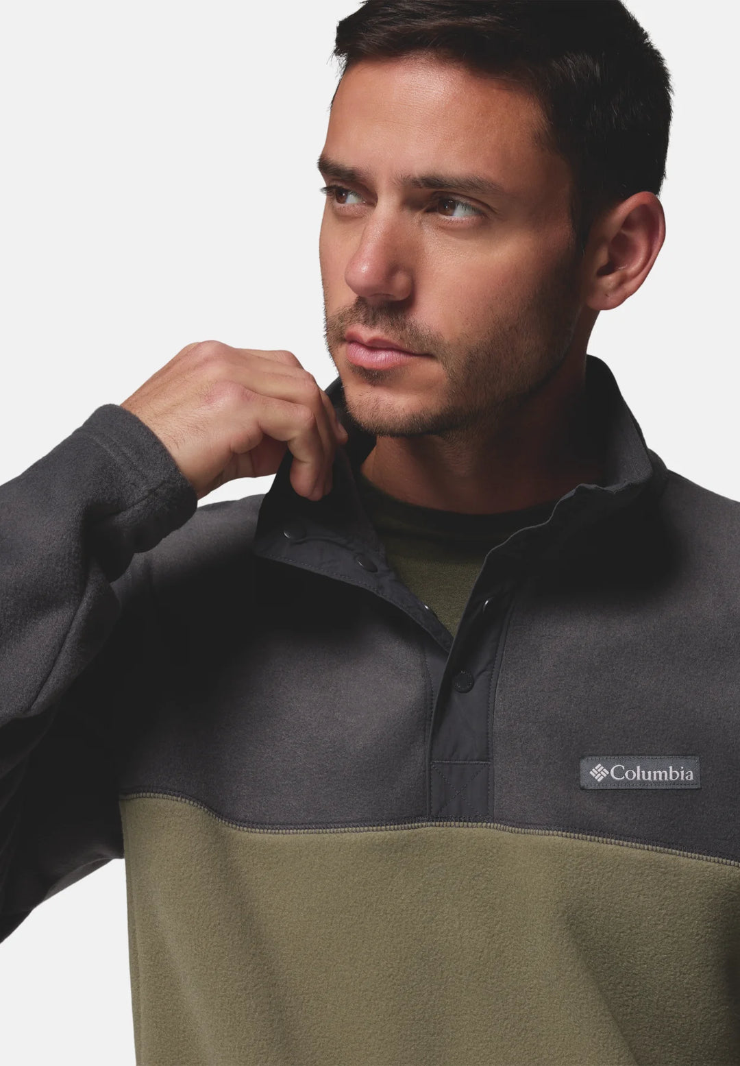 Columbia Steens Mountain Half Snap Fleece Top | Stone Green, Grey