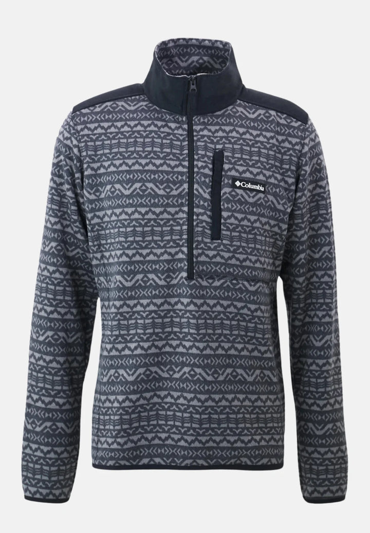 Columbia Sweater Weather Half Zip Fleece Top | Shark Madras Tonal