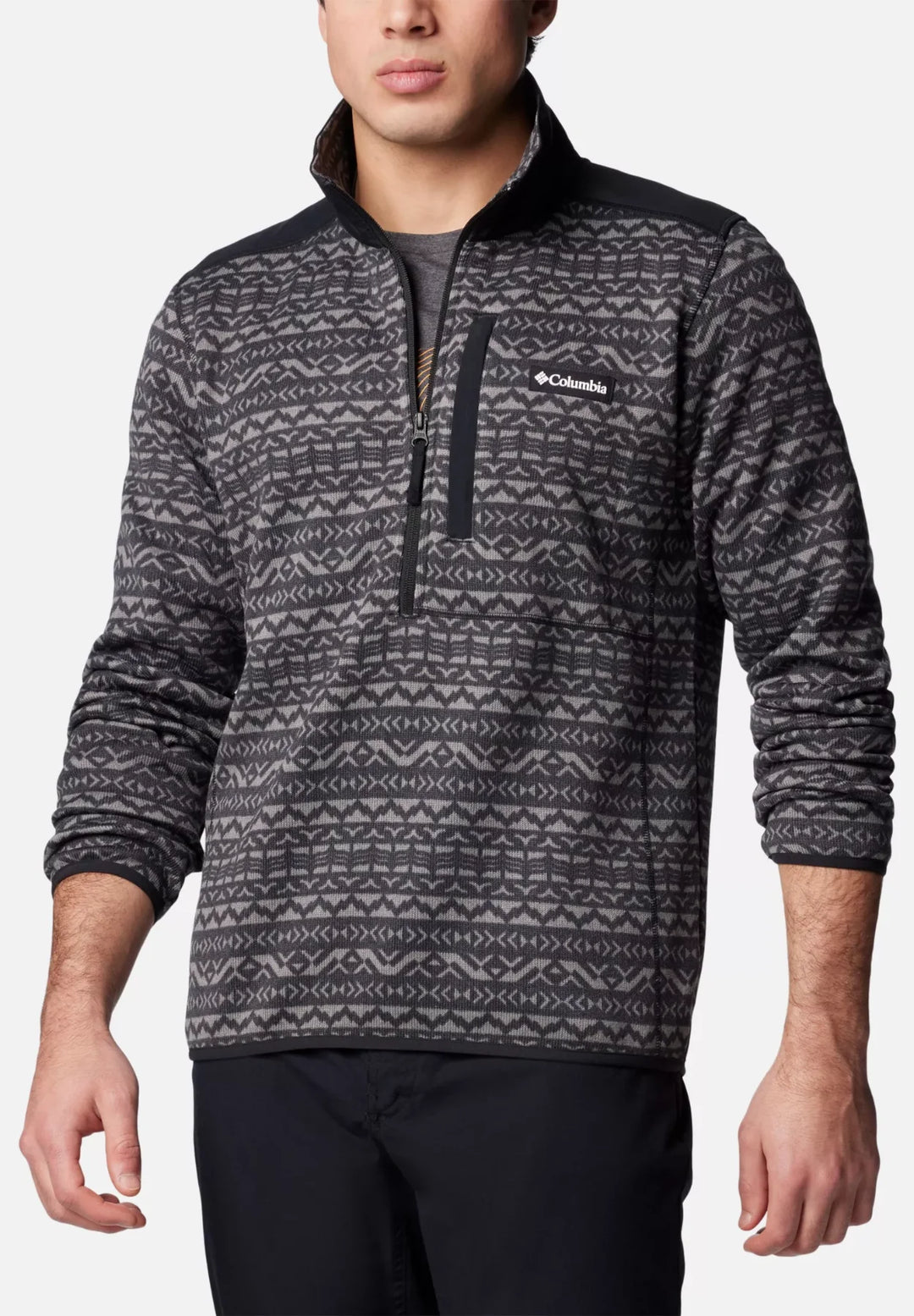 Columbia Sweater Weather Half Zip Fleece Top | Shark Madras Tonal