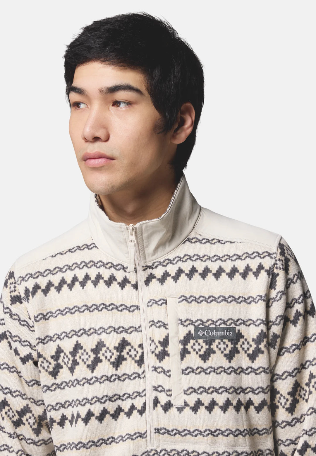 Columbia Sweater Weather™ Half Zip Fleece Top | Dark Stone KnitKnot