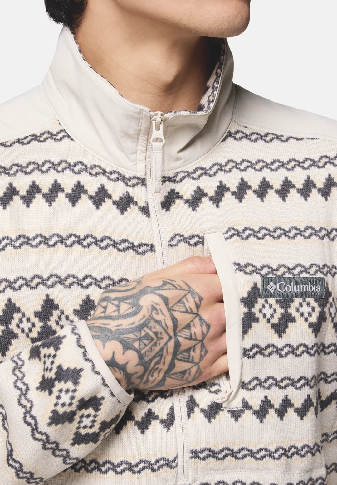 Columbia Sweater Weather™ Half Zip Fleece Top | Dark Stone KnitKnot