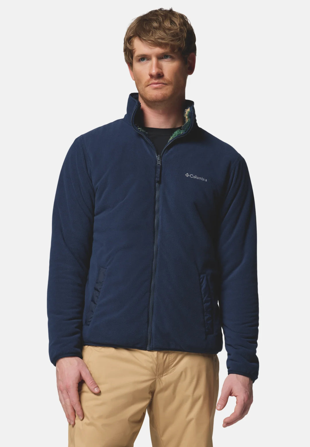 Columbia Winter Pass™ Reversible Fleece Jacket | Collegiate Navy
