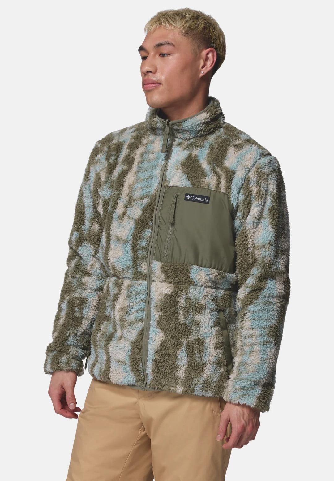 Columbia Winter Pass™ Reversible Fleece Jacket | Stone Green