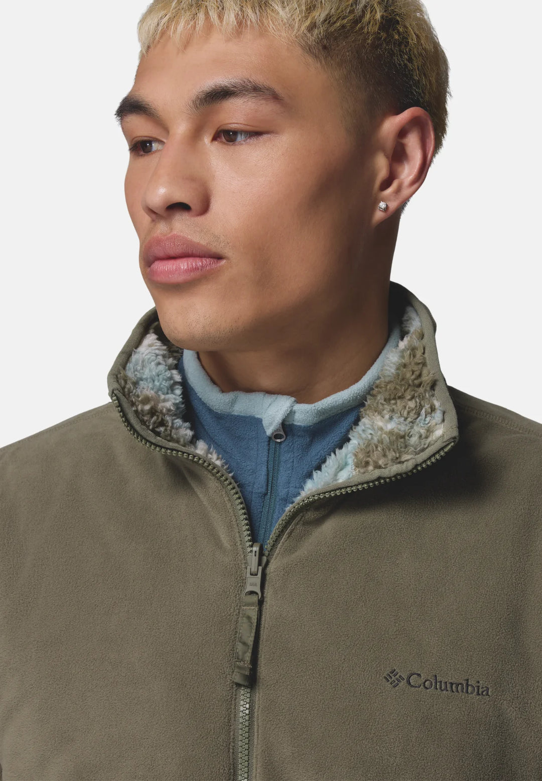 Columbia Winter Pass™ Reversible Fleece Jacket | Stone Green