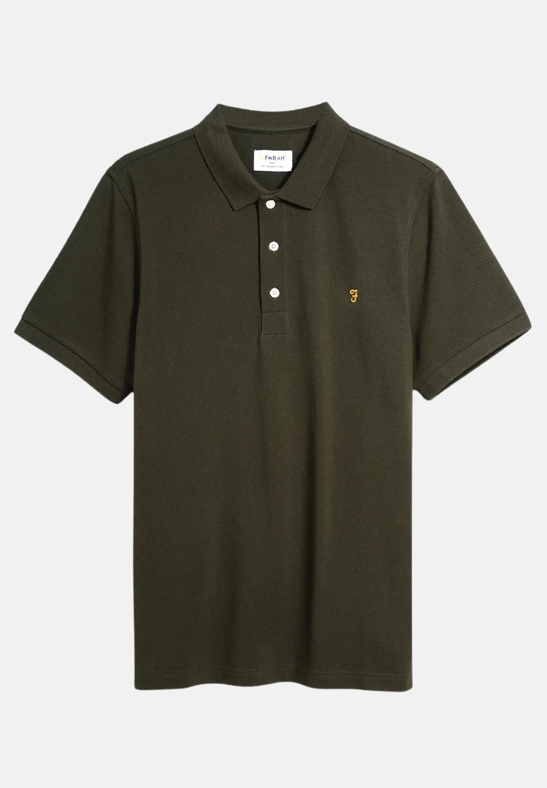 Farah Blanes Polo Shirt Evergreen