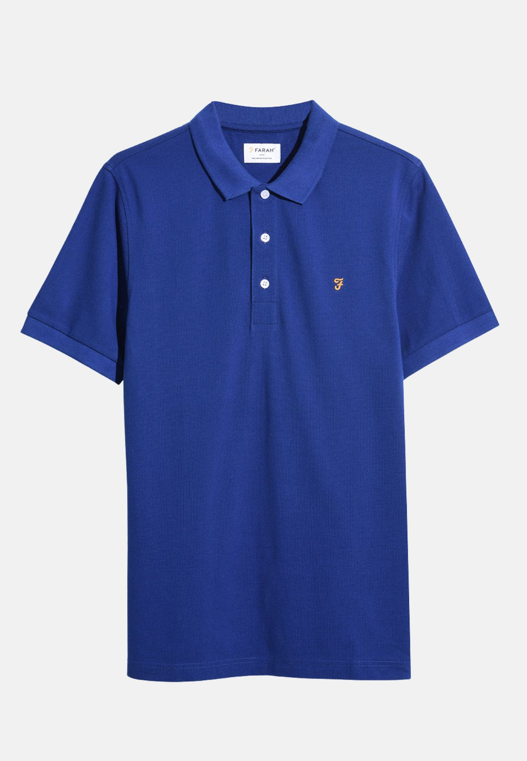 Men's Farah Blanes Polo Shirt in Blue
