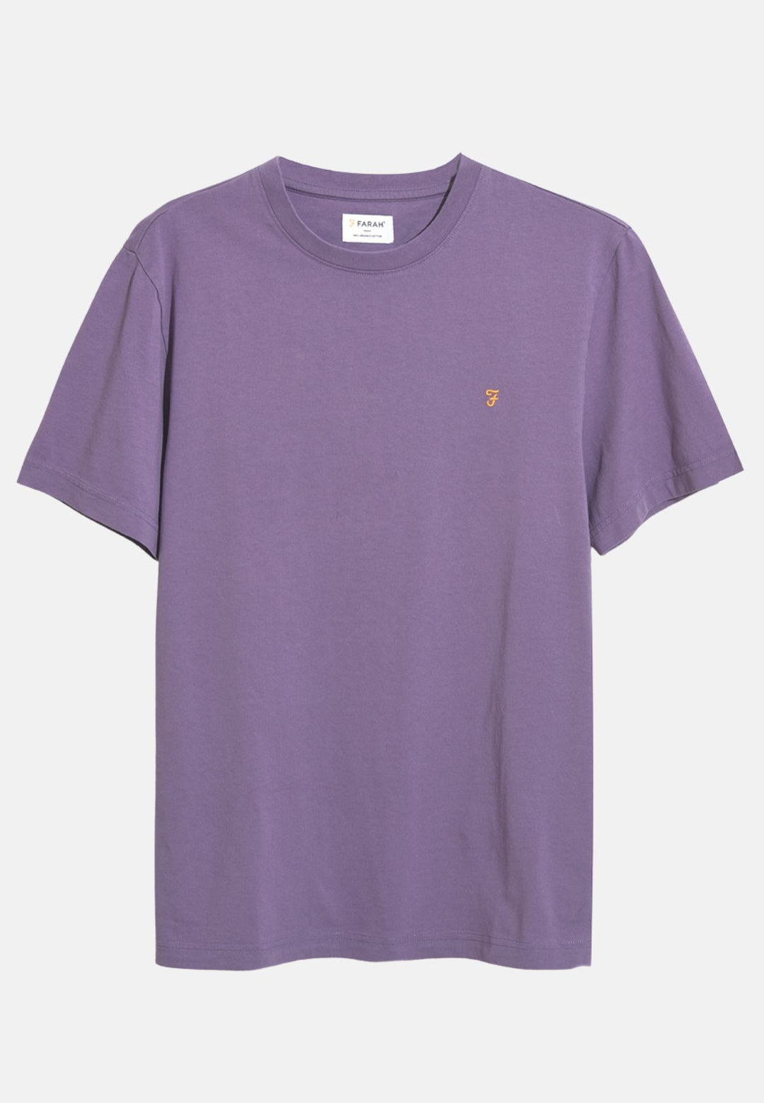 Men's Farah Danny T-Shirt in Purple
