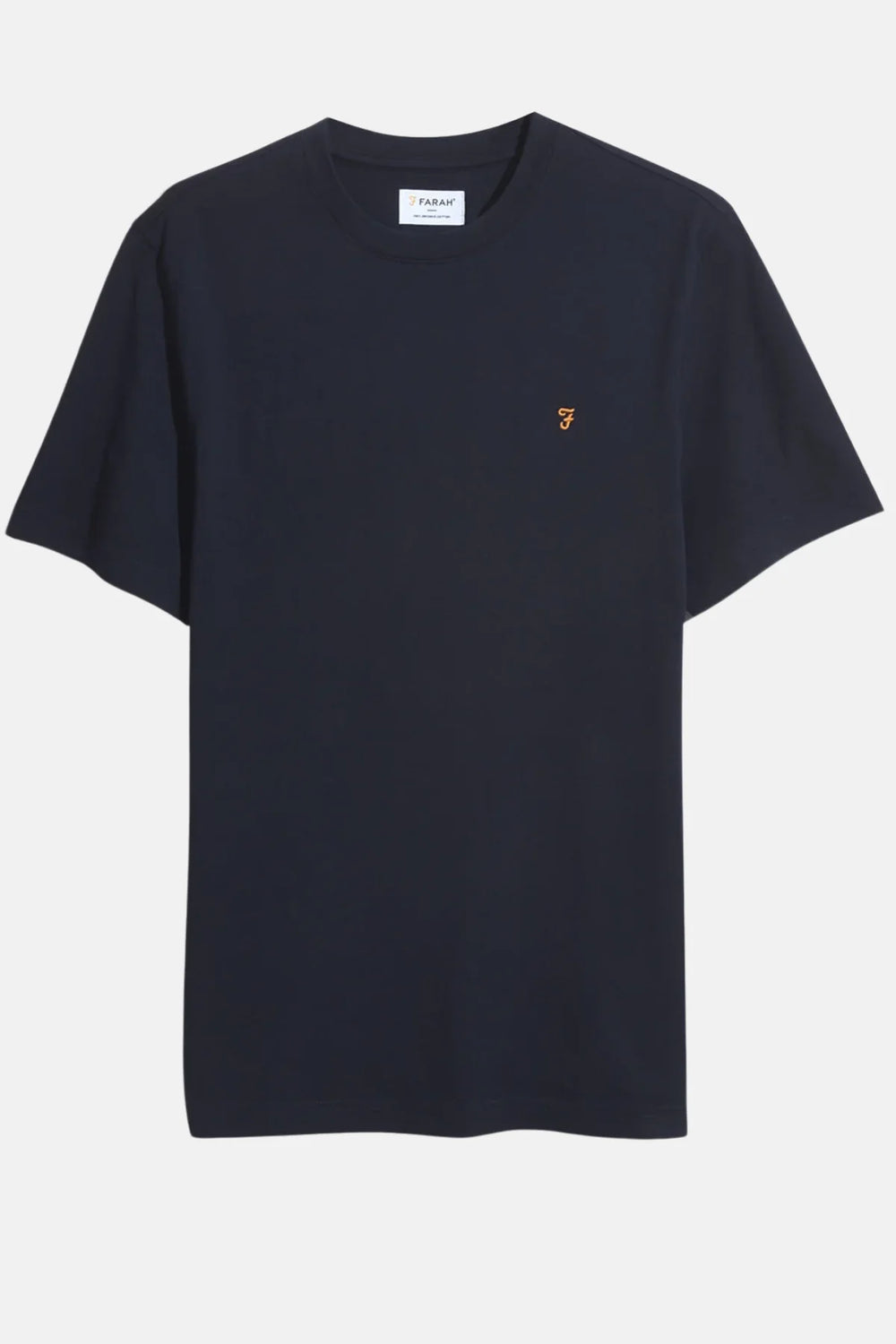 Farah Danny T-shirt in true navy with small chest logo
