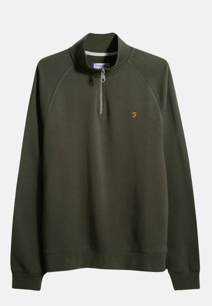 Men s Farah Jim Sweatshirt Green faddens.ie
