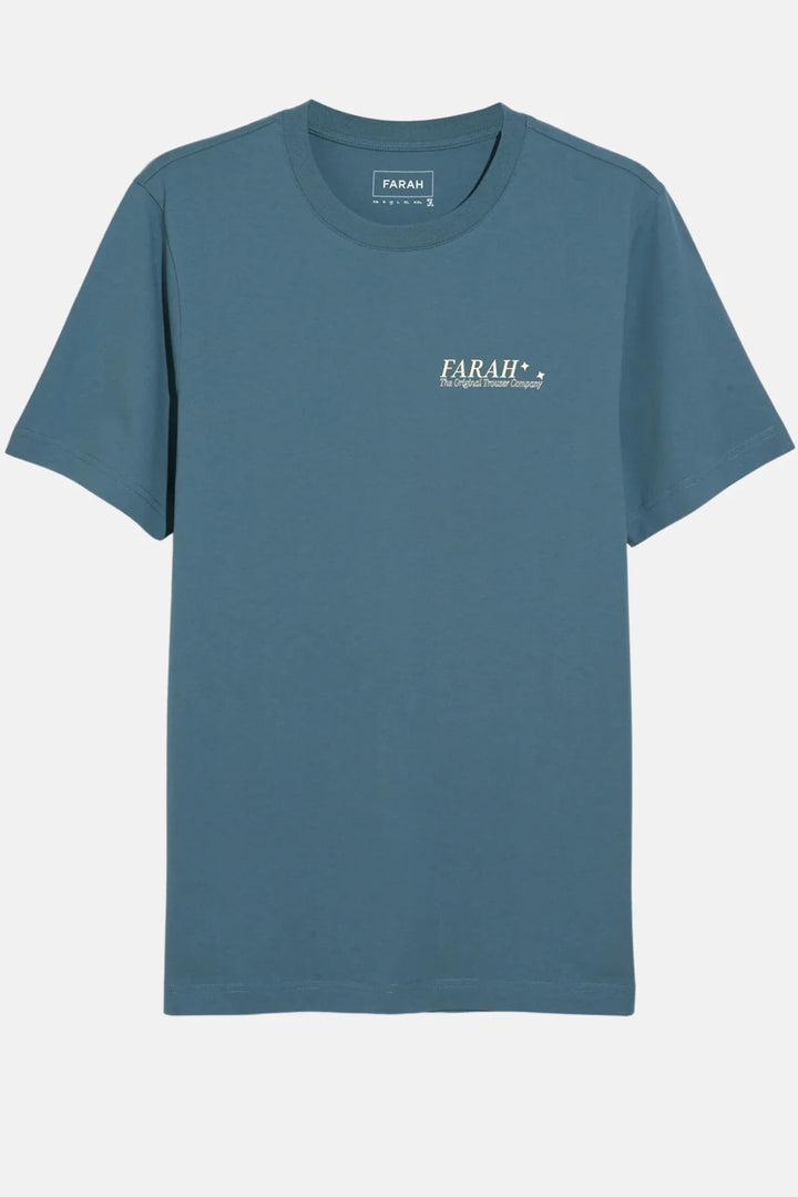 Farah Morween Graphic T-Shirt | Blue Tide