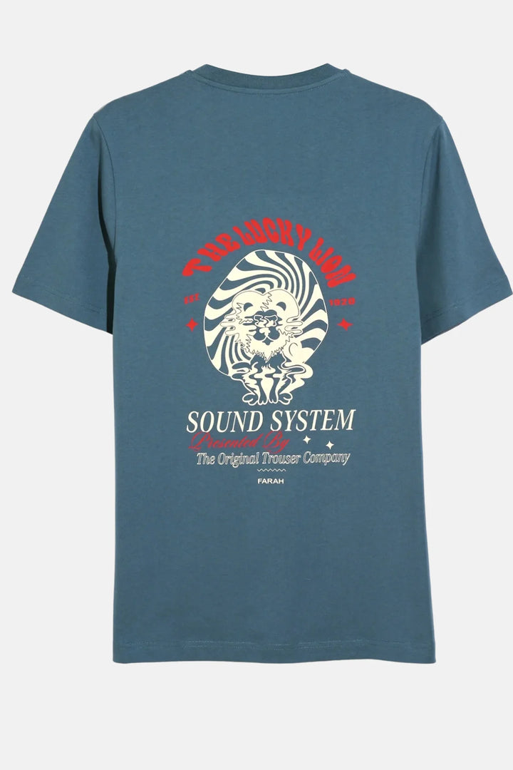 Farah Morween Graphic T-Shirt | Blue Tide