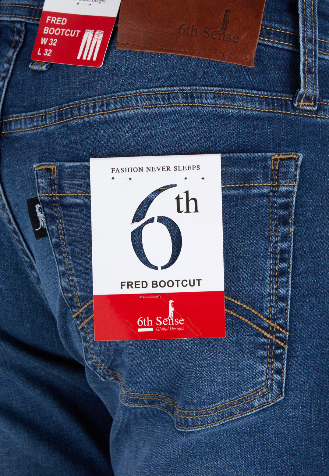 6th Sense Jeans | Bootcut | Fred | Mid Wash