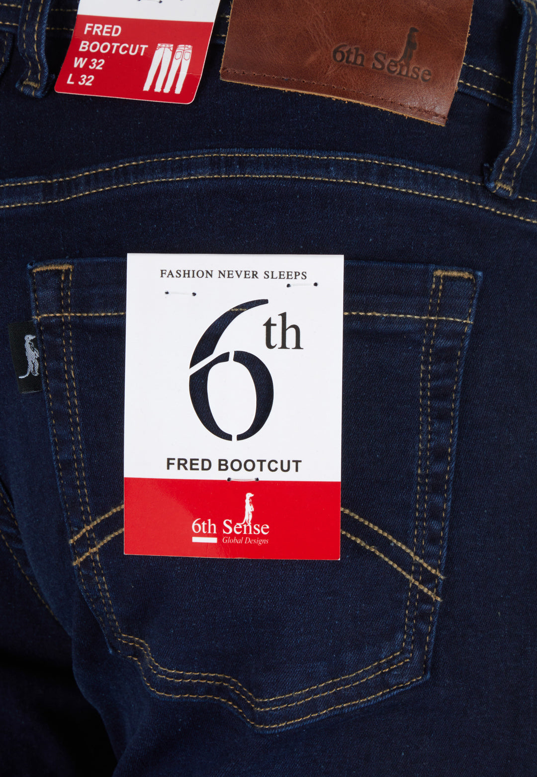 6th Sense Jeans | Bootcut | Fred | Stone Wash