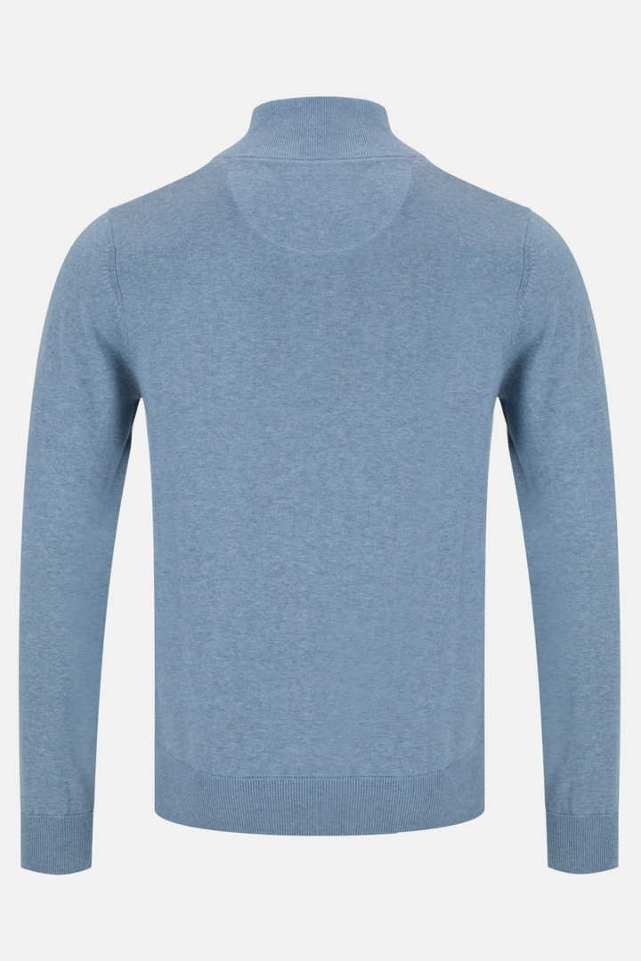 Gilded Gentlemen 1/4-zip Jumper - Rise | Forever Blue
