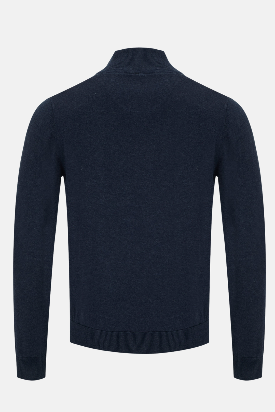 Gilded Gentlemen 1/4-zip jumper back, dark navy knit