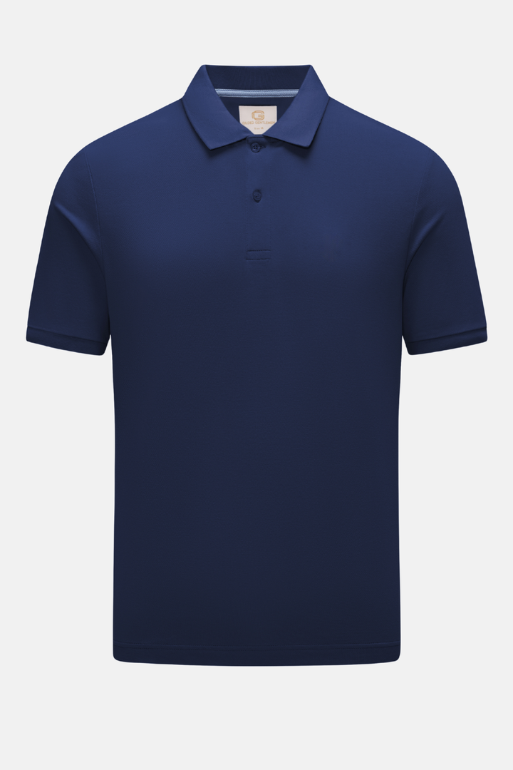 Gilded Gentlemen Polo Shirt | Believe | Dress Blue