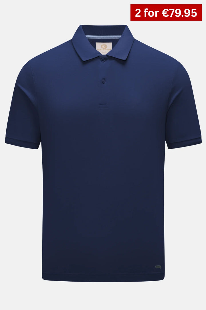 Gilded Gentlemen Polo Shirt | Believe | Dress Blue