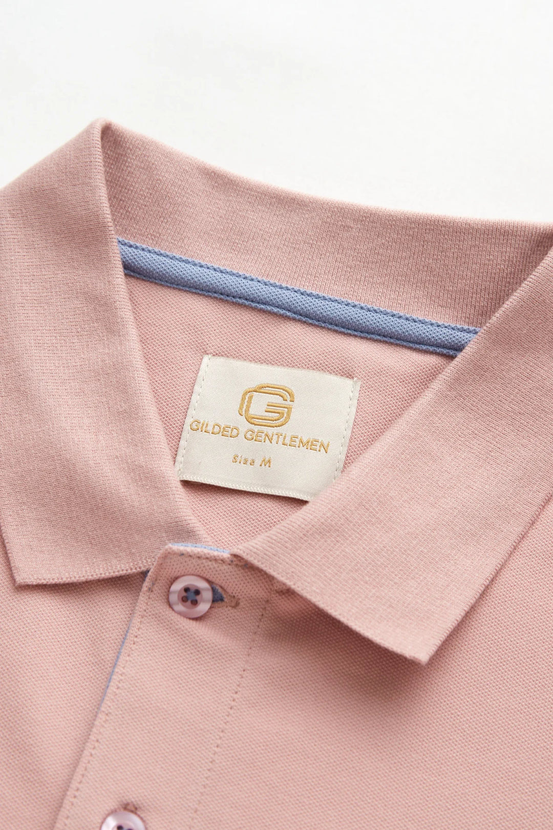 Gilded Gentlemen Polo Shirt | Believe | Pink