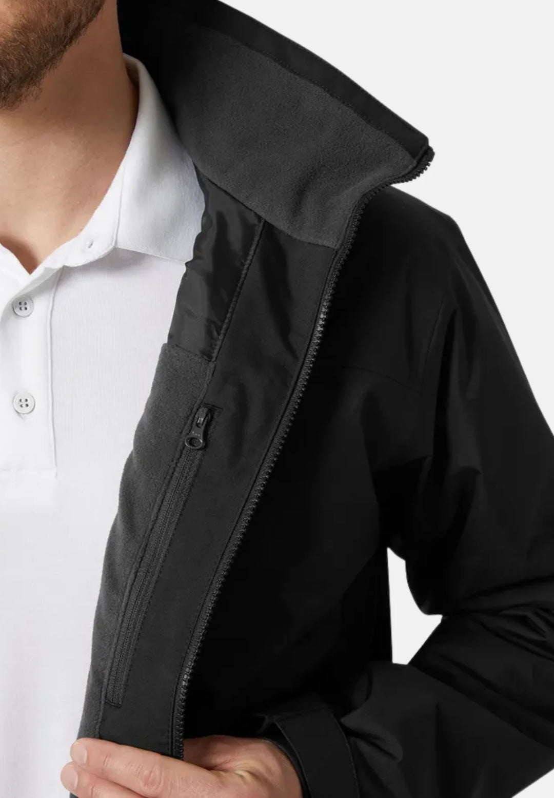 Helly Hansen Crew Midlayer Jacket 2.0 | Black
