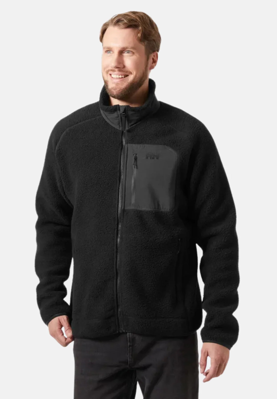 Helly Hansen Panorama Pile Fleece Block Jacket | Black