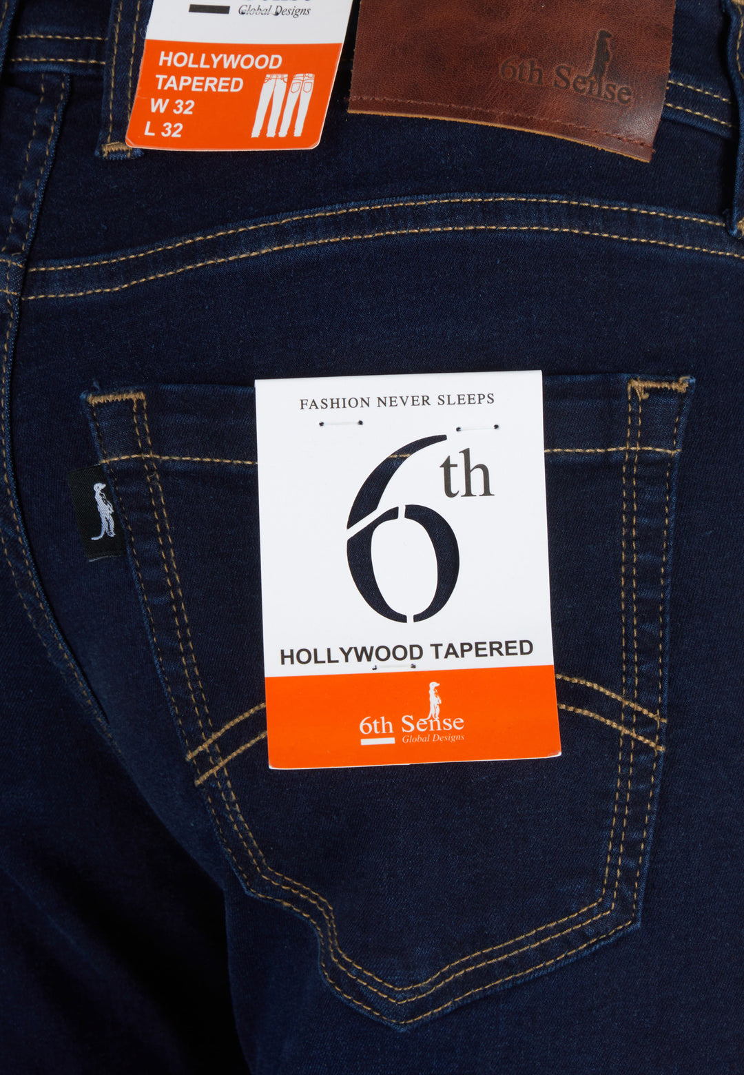 6th Sense Jeans | Tapered straight-leg | Hollywood | Stone Wash