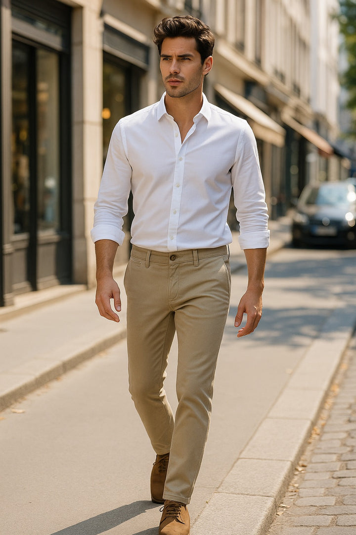 Rivet & Denim Metro Chinos | Dark Khaki