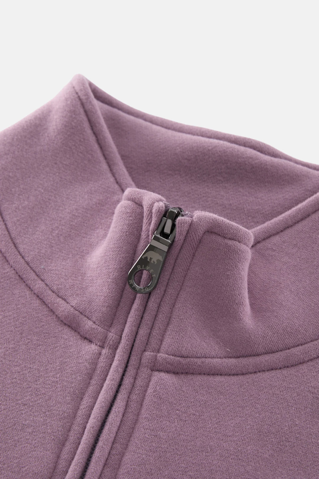 Rivet & Denim 1/4-zip Flux Top | Fog