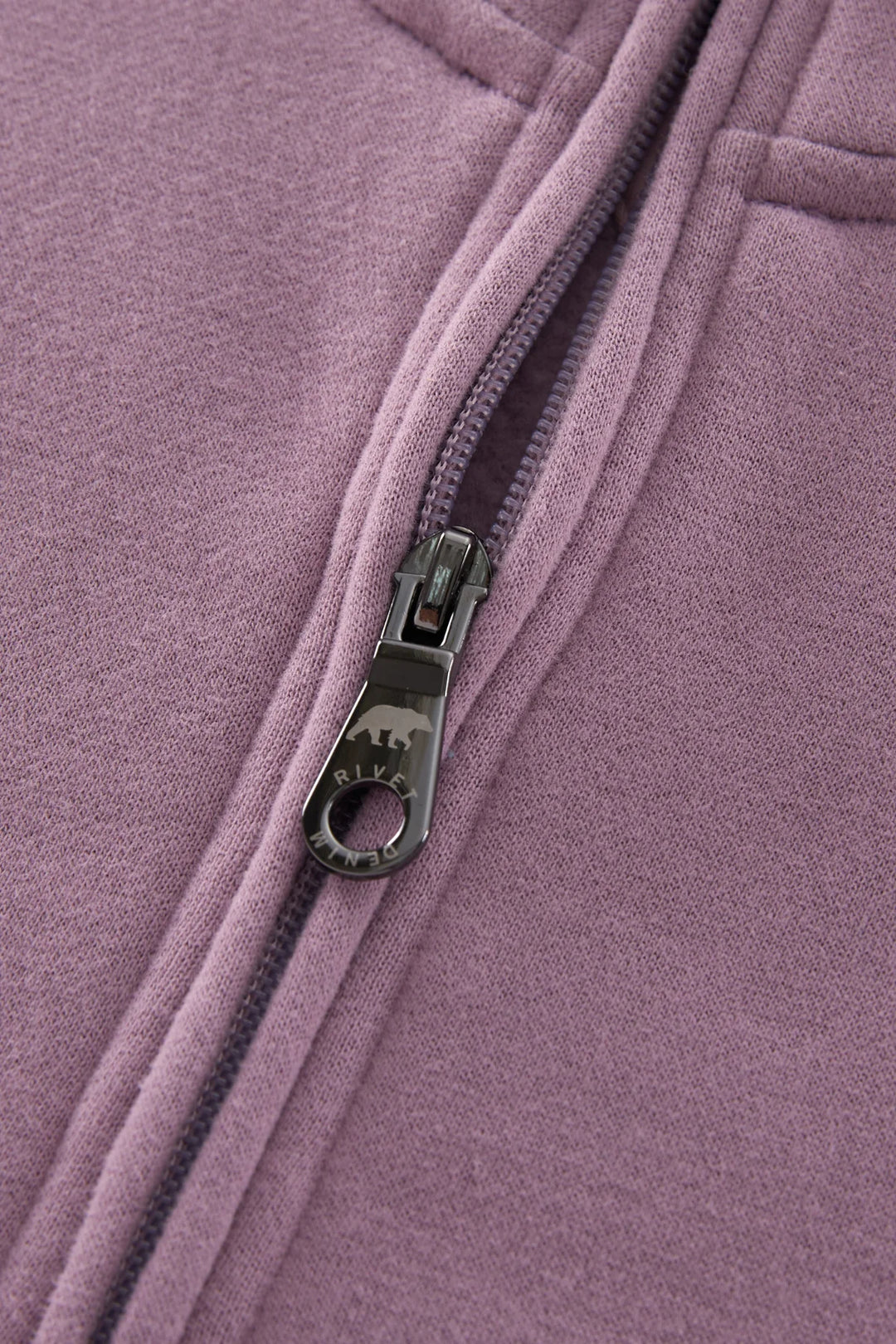 Rivet & Denim 1/4-zip Flux Top | Fog