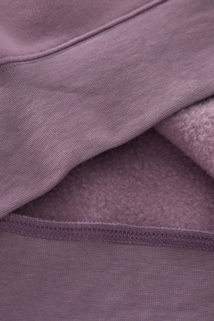 Rivet & Denim 1/4-zip Flux Top | Fog